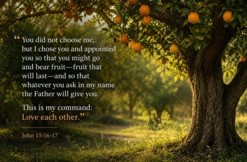 Bearing Fruit that Will Last – John 15:16-17