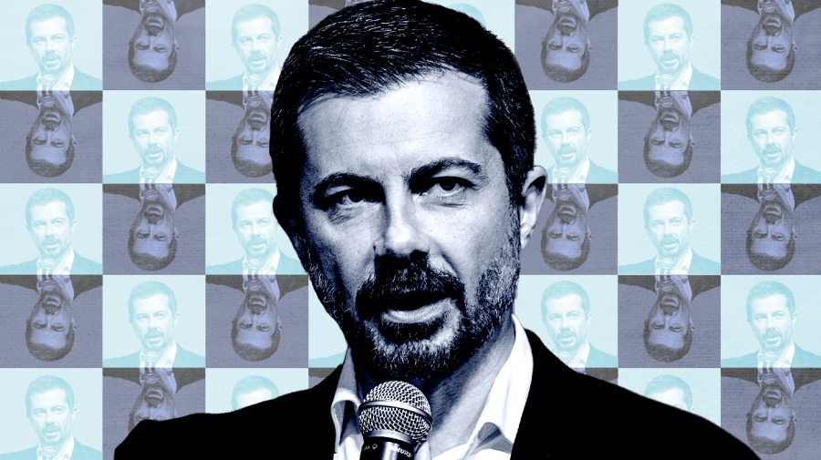 Pete Buttigieg, untethered, acts as Trump counterweight for angry Democrats