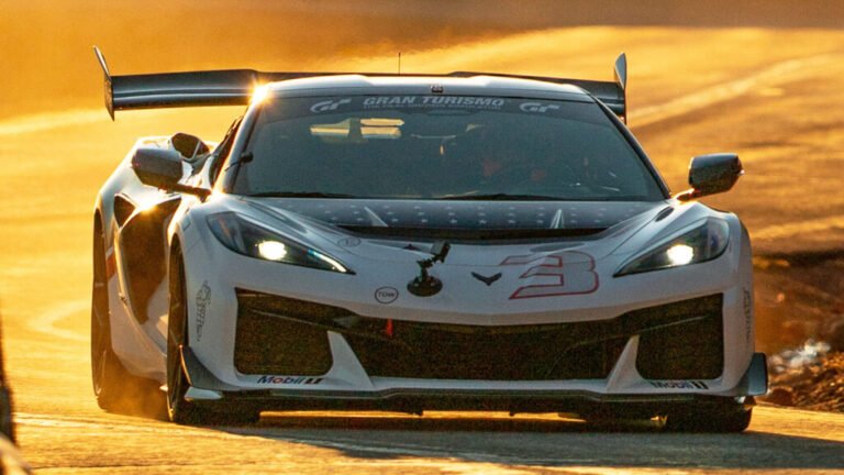 Corvette ZR1X Sets New Pikes Peak Production Record, But Ford Wins Overall