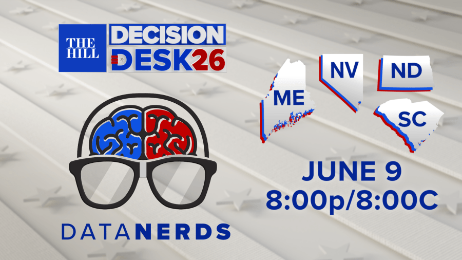 Watch live: DDHQ Data Nerds track primaries in Maine, South Carolina and more