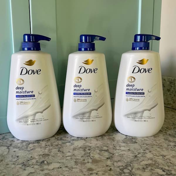 THREE Dove Deep Moisture Body Wash 30.6-oz Bottles only $14.37 shipped (Only $4.79 each!) {Prime Day Deal}