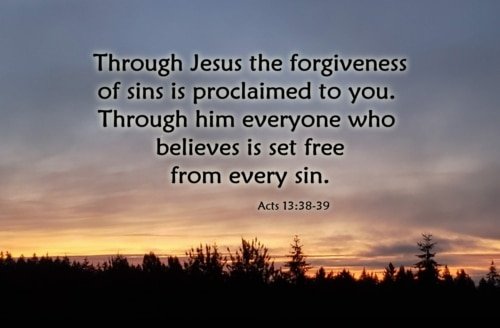 Forgiveness for All Who Believe – Acts 13:38-39