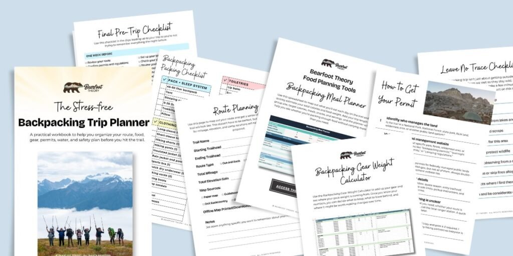 My 3-Day Backpacking Checklist (with PDF)