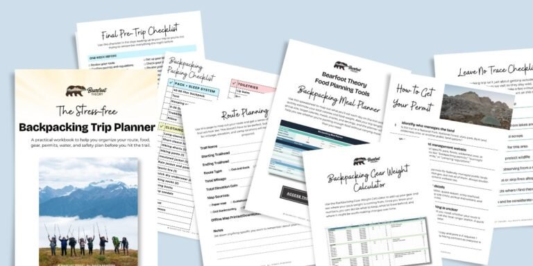 My 3-Day Backpacking Checklist (with PDF)