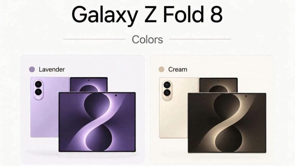 We Finally Have Visuals of the Galaxy Z Fold 8's Four Colors — Take a Look