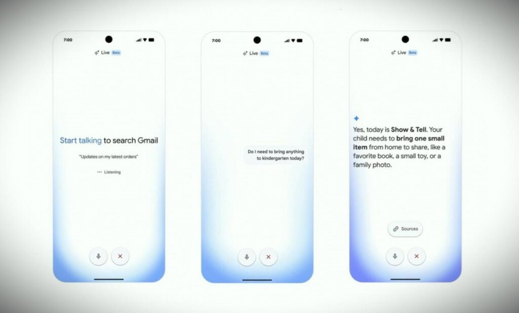 Talk to Your Inbox: Google Rolls Out Gmail Live Beta for Android and iOS