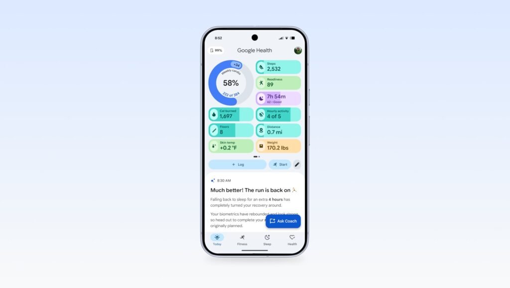 Google listens to users, revives lost features in Google Health 5.02