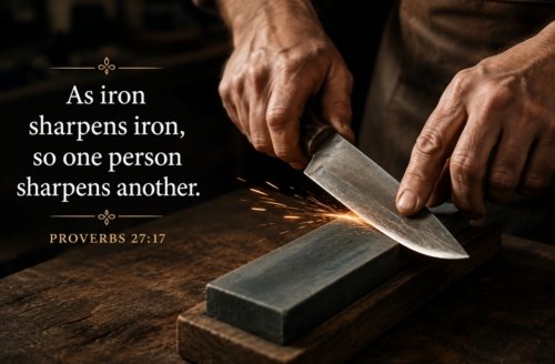 As Iron Sharpens Iron – Proverbs 27:17
