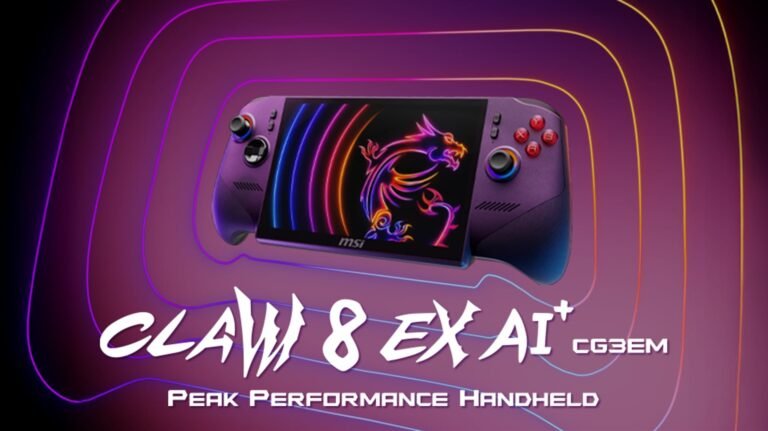 MSI unveils its new handheld powered by Intel's Arc G3 Extreme