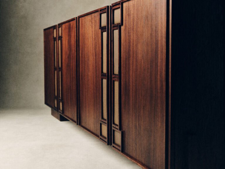 These Case-Piece Furnishings are Cleverly Embellished in Ceramic Tile