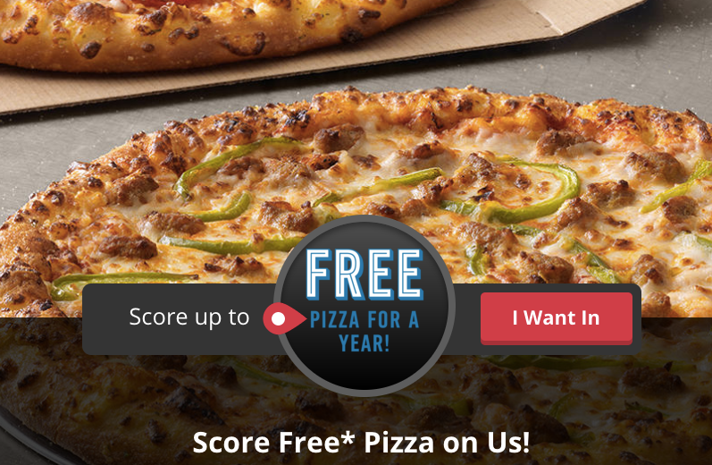 Win a Domino’s Pizza gift card (5,000 winners!)