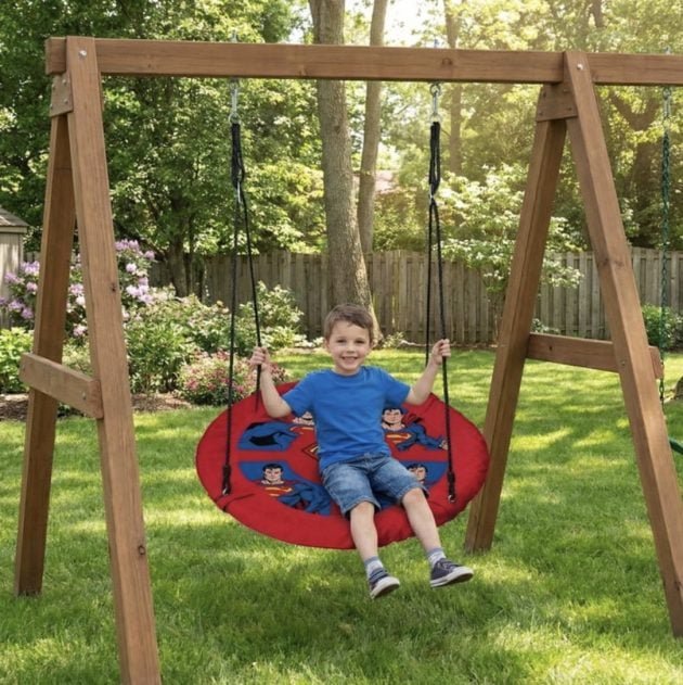 Superman 40” Saucer Tree Swing only $14.82!