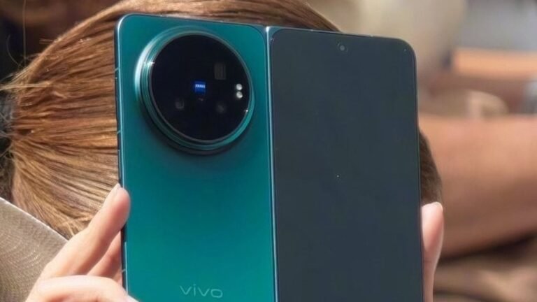 Vivo X Fold 6 Surfaces in Real Images — and That Cyan Color Is Absolutely Stunning