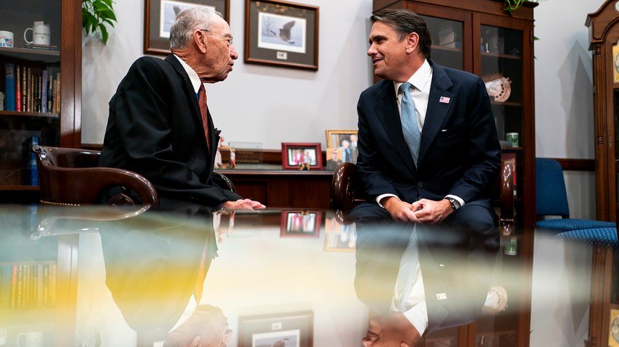 Blanche begins confirmation process by meeting GOP Sen. Grassley