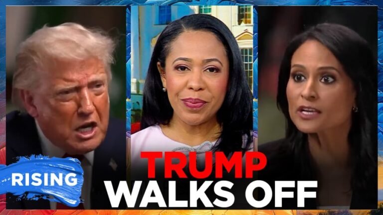 Trump storms out of interview after getting pressed on his baseless claims 
