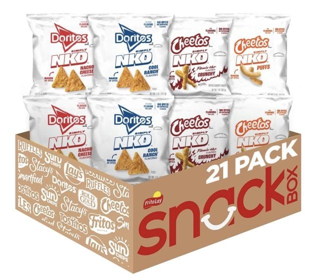 Simply Doritos & Cheetos (No Dyes) Variety Pack, 21 count only $9.76!