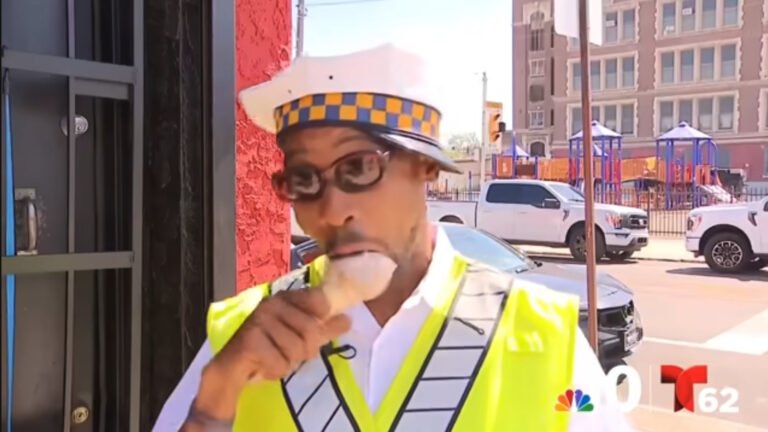 Crossing Guard Earns Ice Cream Treat After Saving Citizen From Crash