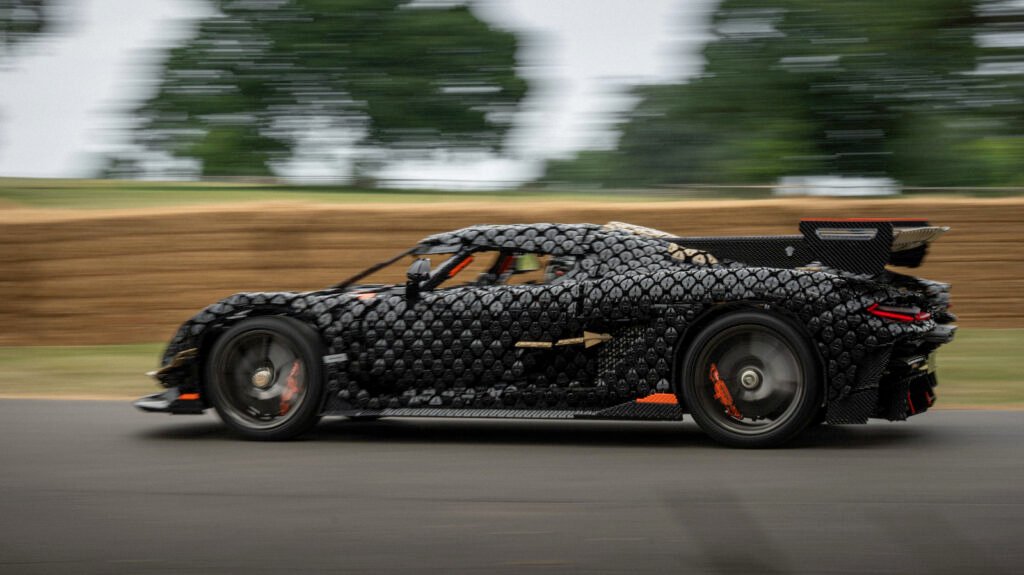 Lego's Full-Size Koenigsegg Sadair's Spear Took On Goodwood Hill Climb And Set A New Speed Record