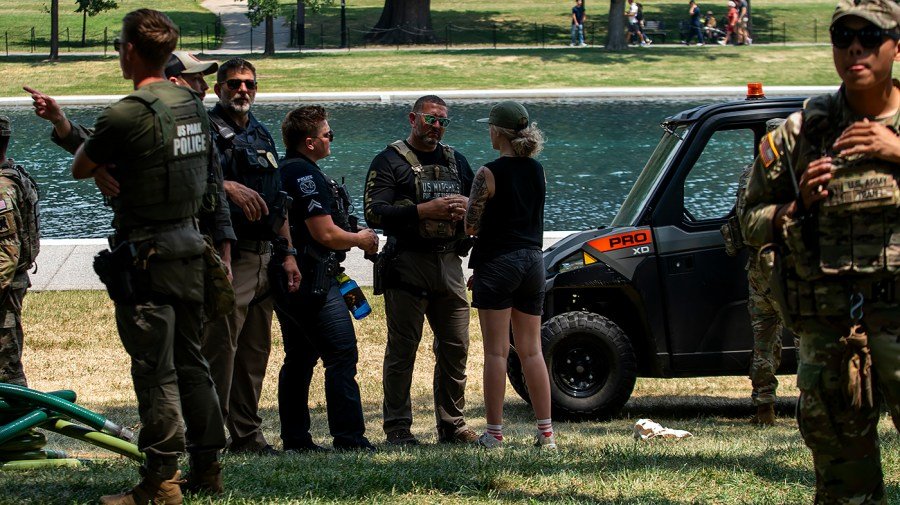 Interior: 5 arrested for vandalism in connection with Lincoln Memorial Reflecting Pool