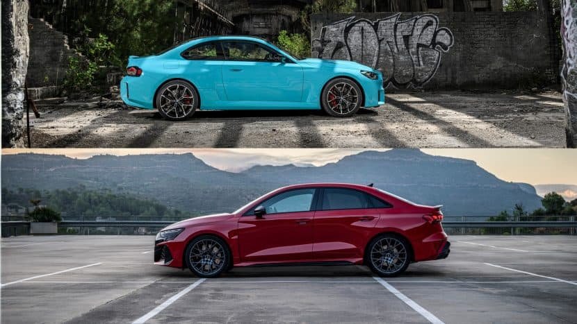 BMW M2 xDrive vs. Audi RS3 Photo Comparison: AWD Rivals Face Off