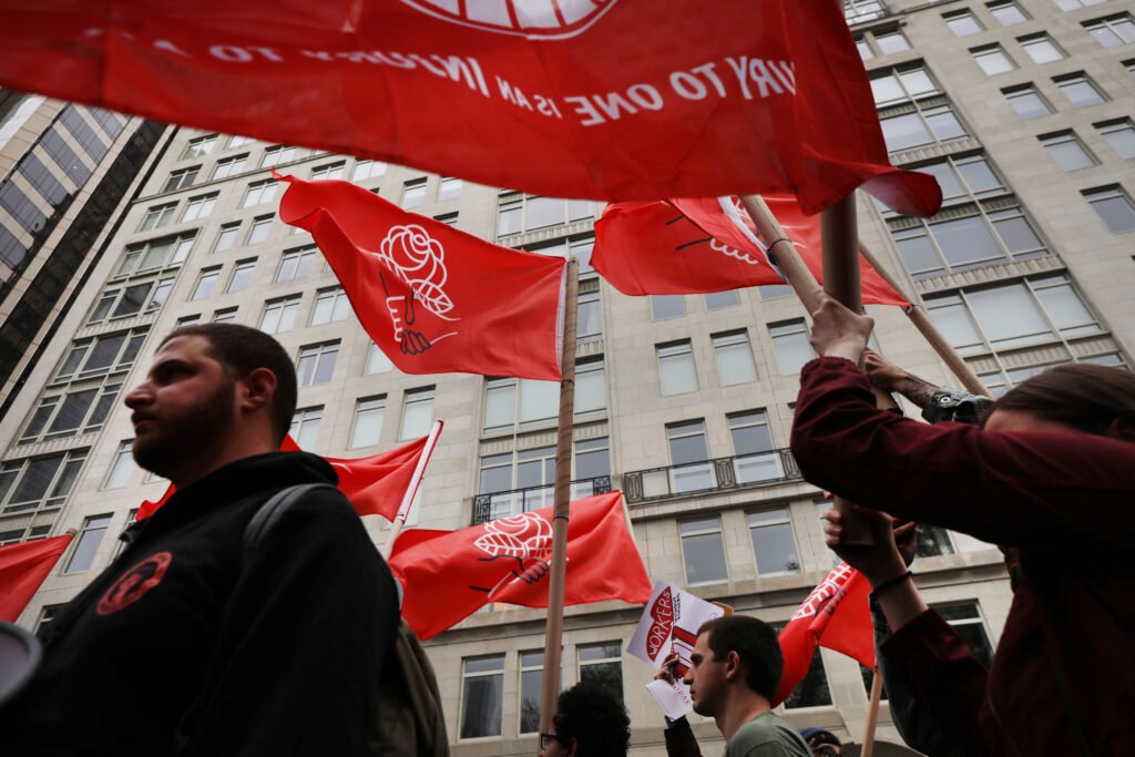 The Democratic Socialists of America are leaving it all on the field in NYC