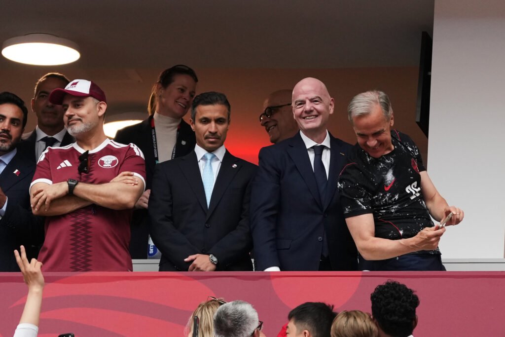 The soccer boss in Mark Carney’s ear