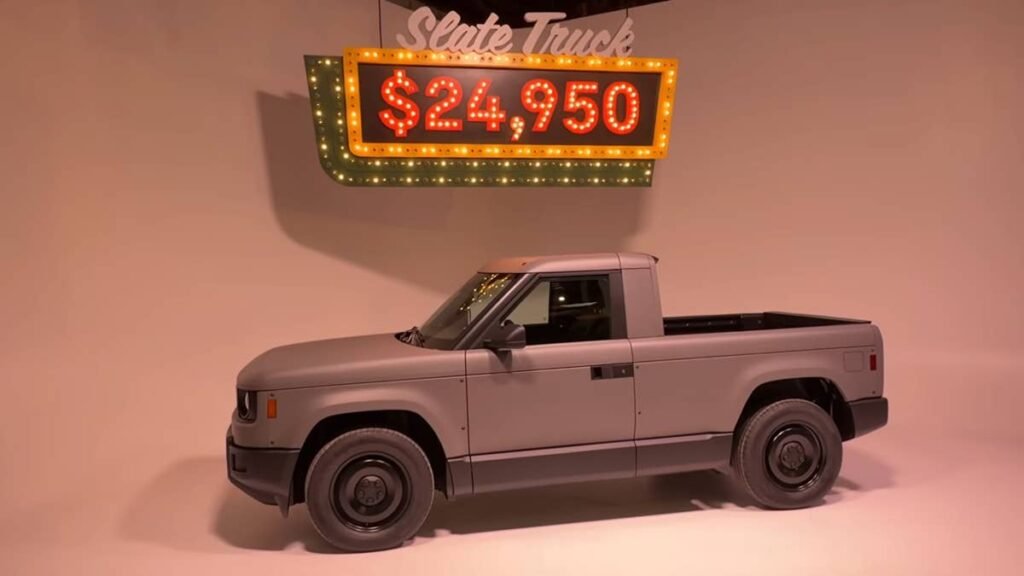 Slate’s $25,000 Electric Truck Can Become An SUV In Your Garage