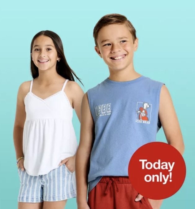 Kid’s Cat & Jack Shorts and Tanks only $3 at Target {Today Only!}