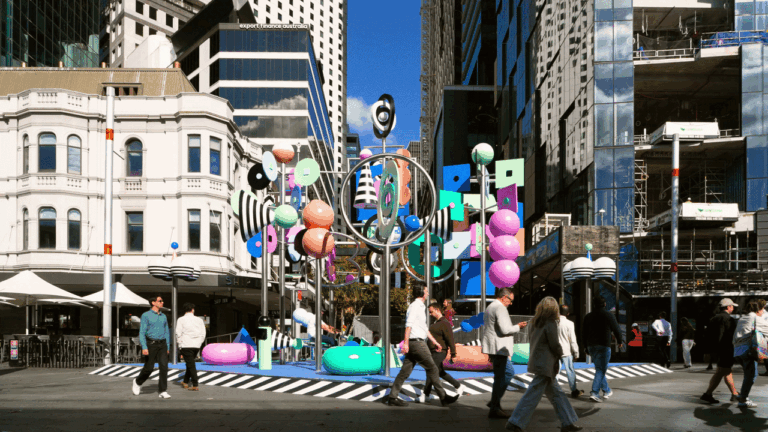An Interactive Sculpture by Wade and Leta Celebrates the Sun-Bleached Australian Landscape