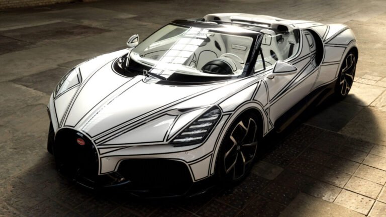 Bugatti’s 261-MPH Hypercar Has A Gas Cap Made Of Fine China
