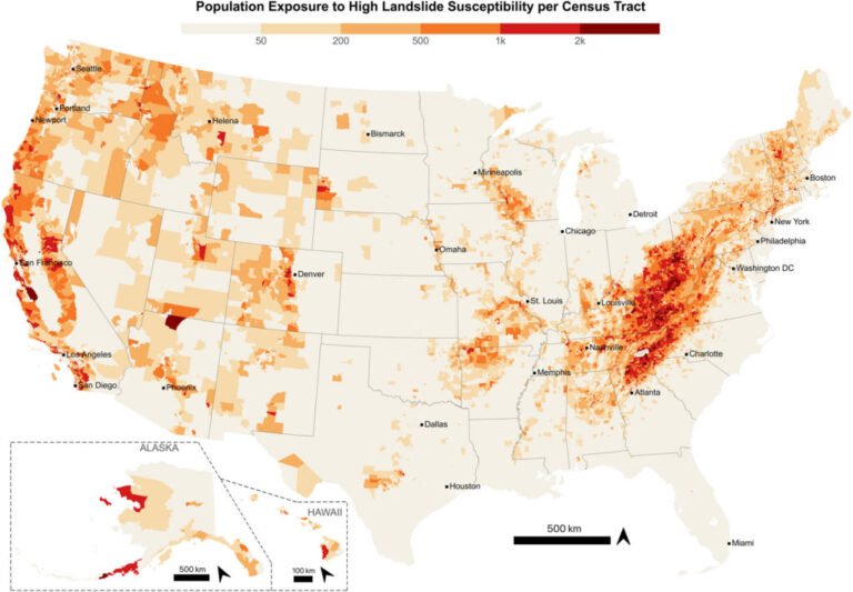 Landslide Exposure in the United States
