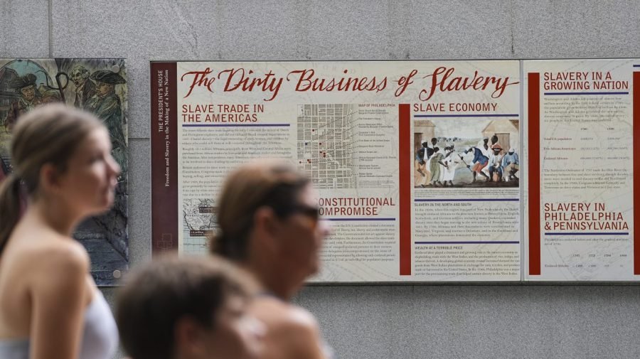 Trump administration replaces slavery exhibition at Washington’s Philadelphia home