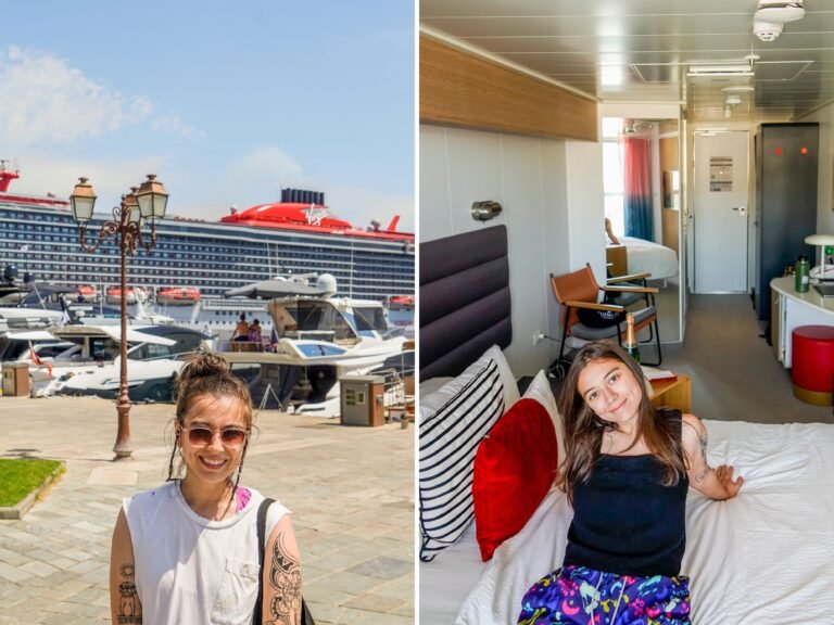 I booked a $5,910 balcony cabin on an adults-only cruise. The 225-square-foot cabin felt large and luxurious.