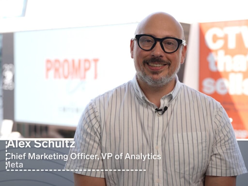 CMOs need to show results, but they also need inspire their brand and teams, says Meta's Alex Schultz