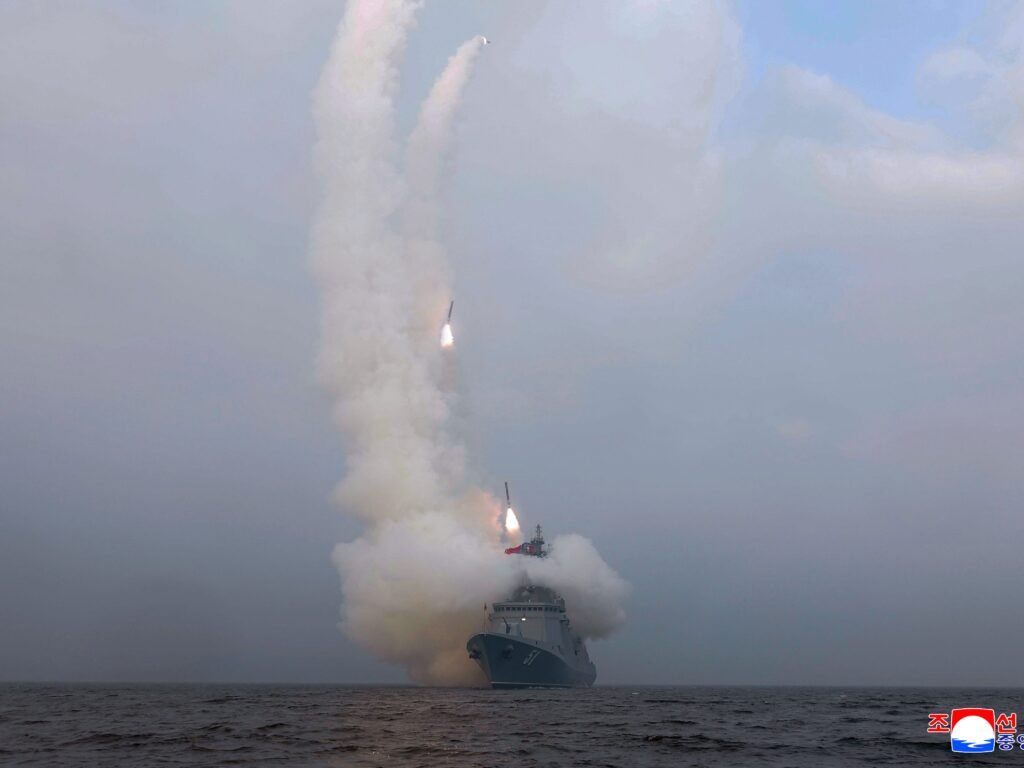 A year after a disastrous maiden launch, North Korea's new destroyer is up and firing its guns