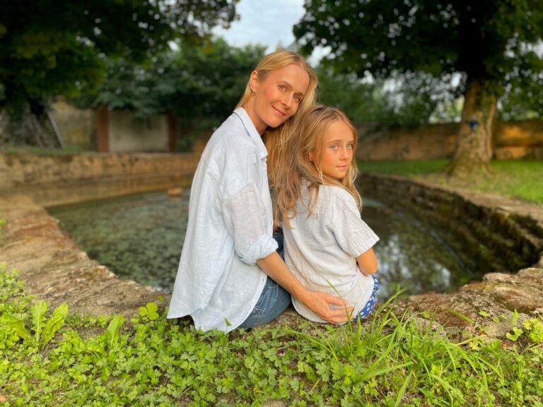 I'm from France, and my husband is from New Mexico. We are raising our child in Florida with no family nearby.