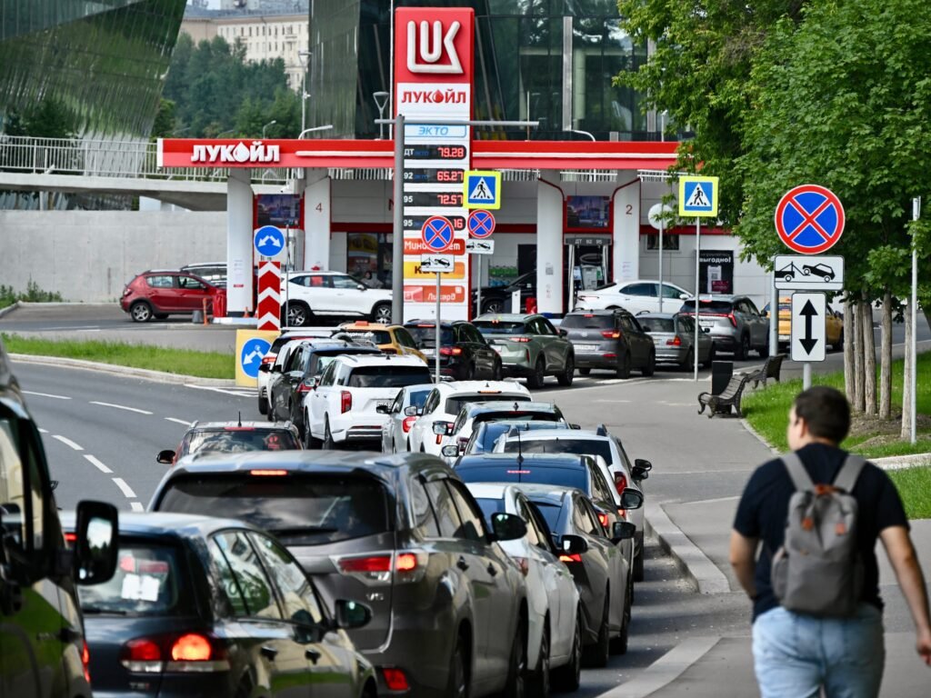 Drone strikes deepen Russia's fuel crisis as a governor said petrol is still 'unavailable for sale' on some days