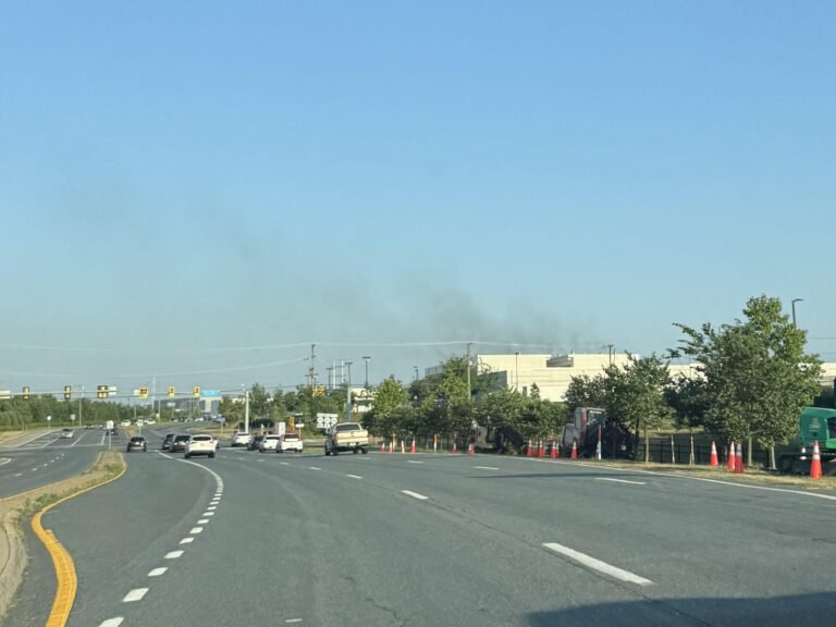 Dark smoke rose above a Virginia data center as a heat wave pushed the power grid close to its limits