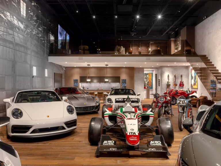 Wealthy collectors are buying condos just for their cars