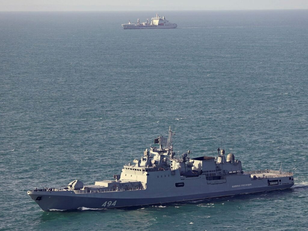 Shadow fleet escorts are straining Russia’s warships and worsening already 'serious' problems, NATO official says