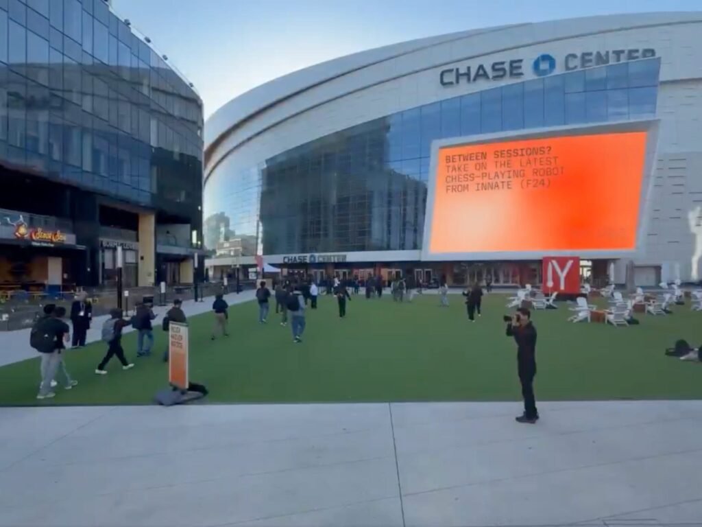 Y Combinator turned a sports arena into AI's biggest pep rally