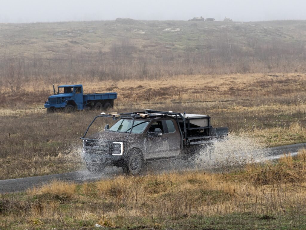 The US Army is exploring robotic F-250 pickups. The company behind them sees future mine hunters and breachers.