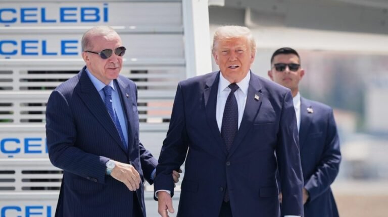 Trump touches down in Turkey for NATO summit