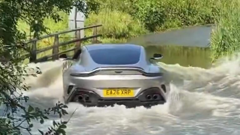 James Pond’s Aston Martin Found A Puddle With A License To Drown
