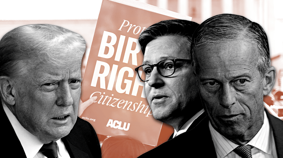 Trump birthright citizenship push poses headaches for divided GOP