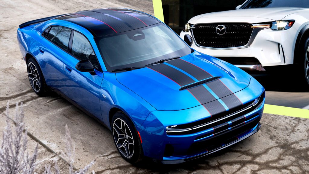 An 8-Seat Mazda Is Faster And Lighter Than A 420-HP Dodge Charger R/T
