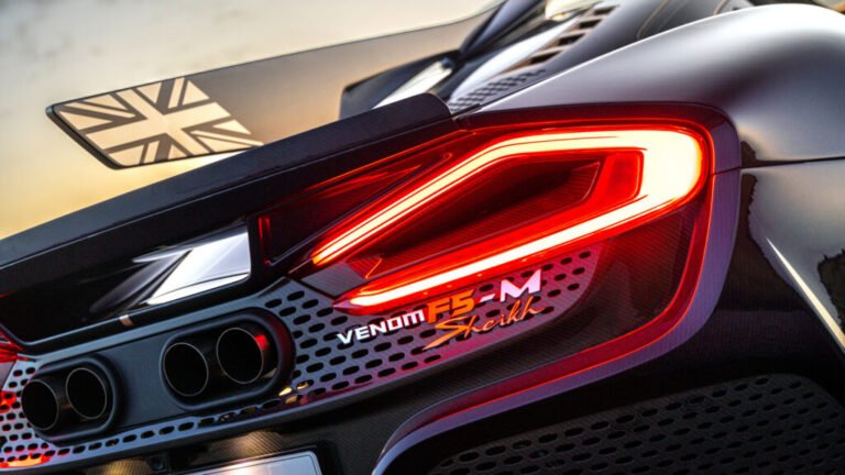 Hennessey’s First Venom F5-M Customer Put A Gold Badge Up Front And His Name On The Back
