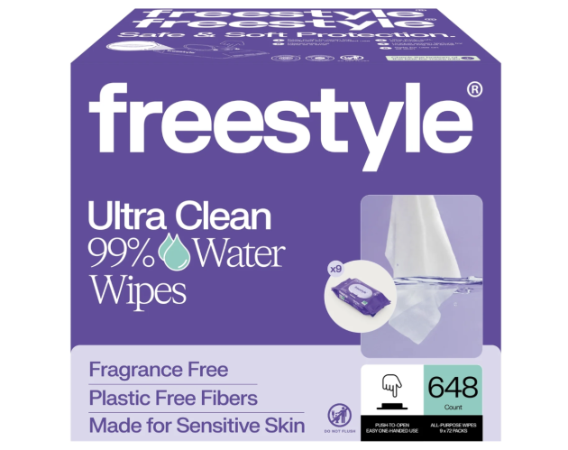 Freestyle Baby Wipes (648 count) only $13.22 at Walmart!