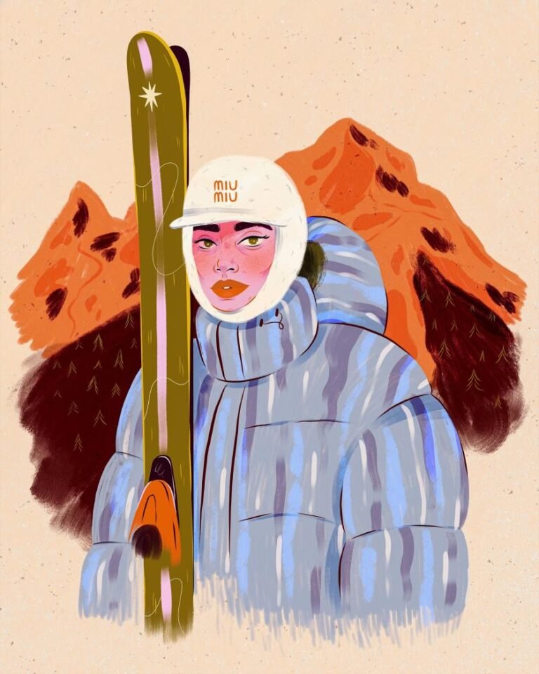 How Clara Bergoënd turns Alpine folklore and fire healing into dreamlike, high-fashion illustration