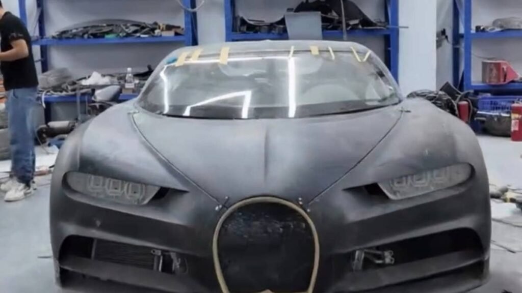 Someone Hacked Up a Perfectly Fine Audi R8 to Build a Bugatti Chiron Replica